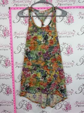 OP Women's Multicolor Floral Racerback Tank